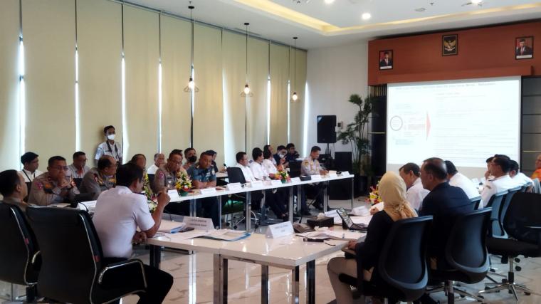 Kakorlantas Polri, Irjen Pol Aan Suhanan  saat konferensi pers terkait persiapan mudik lebaran 2024. (Foto: TitikNOL)