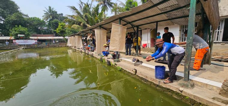 Lomba mancing yang digelar Polres Cilegon. (Foto: TitikNOL)