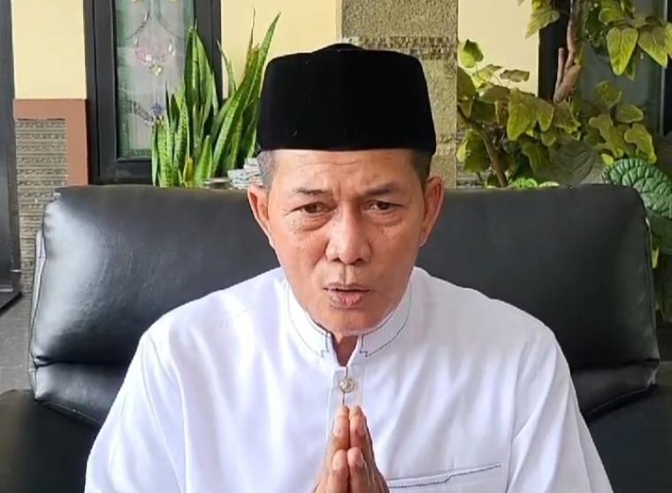 Tangkap layar Calon Wali Kota Serang nomor urut tiga, Syafrudin, Jumat 29 November 2024. (Foto: TitikNOL)