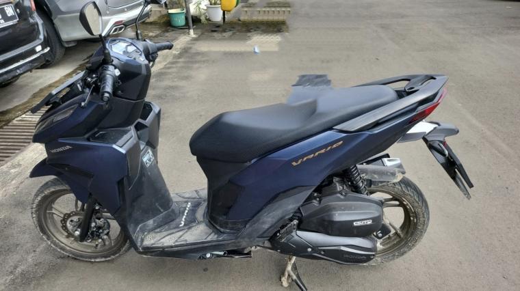 Barang bukti sepeda motor yang dicuri pelaku. (Foto: TitikNOL)