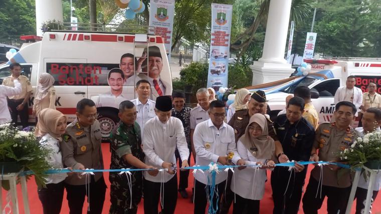 Suasana peluncurkan layanan mobile clinic berbasis telemedisin. (Foto: TitikNOL)