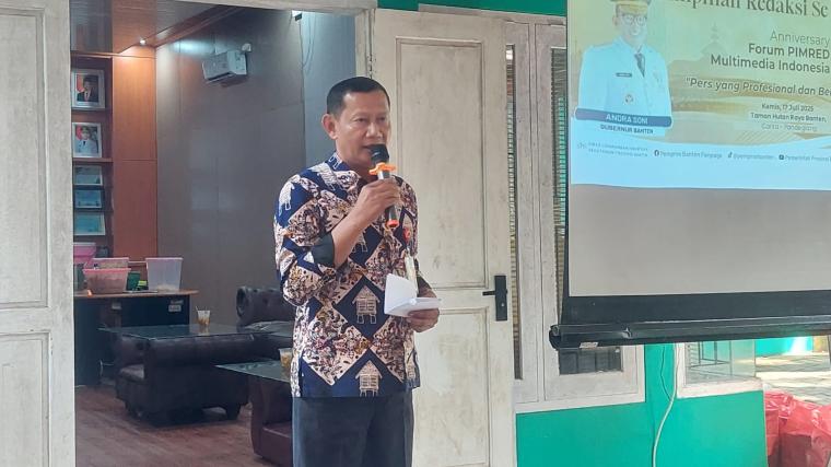 Kepala Dinas Lingkungan Hidup dan Kehutanan (DLHK) Provinsi Banten, Wawan Gunawan. (Foto: TitikNOL)