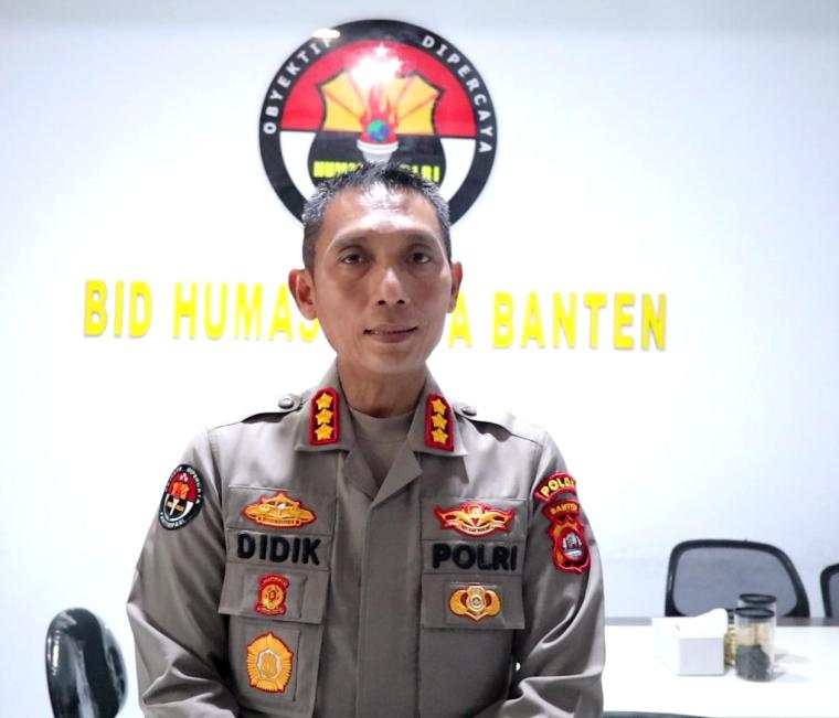 Foto Kabid Humas Polda Banten, Kombes Pol Didik Hariyanto,