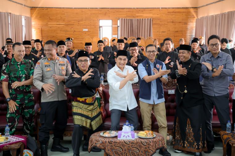 Wakil Gubernur Banten A Dimyati Natakusumah menghadiri Rakerprov Ikatan Pencak Silat Indonesia (IPSI) Banten tahun 2025 di Gedung PKPRI, Kota Serang,