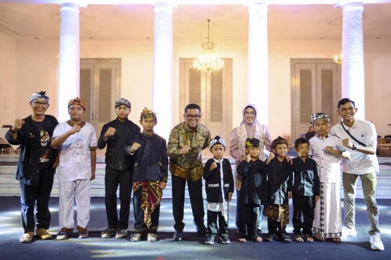 Gubernur Banten Andra SONI saat pembukaan Pekan Kebudayaan Daerah di Gedung Negara