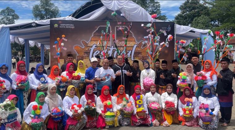 Wali Kota Serang Budi Rustandi usai membuka Festival Kaibon