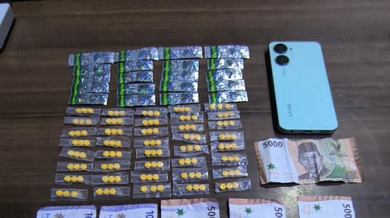 Barang bukti yang berhasil diamankan