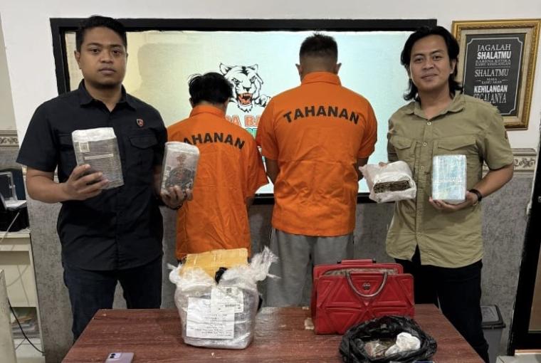 Dua pelaku pengendar narkoba ditangkap Polda Banten