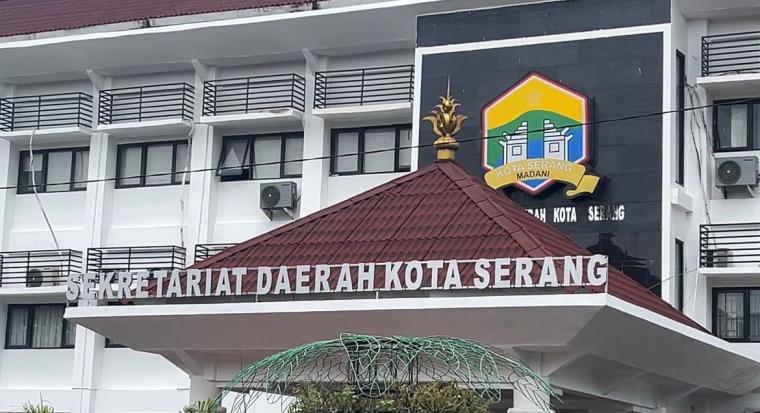 Kantor Sekertariat Daerah Kota Serang.