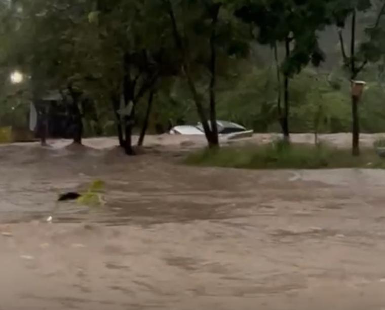 Kondisi banjir di wilayah Ciwandan.